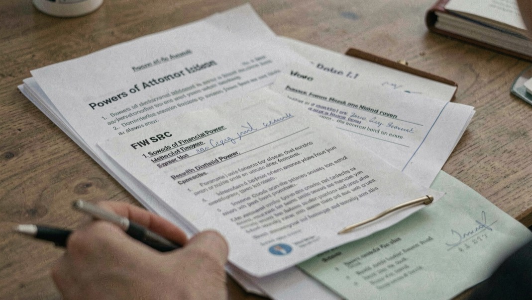 Powers of attorney and the limits they should state: editorial view of financial power, health directive and review date